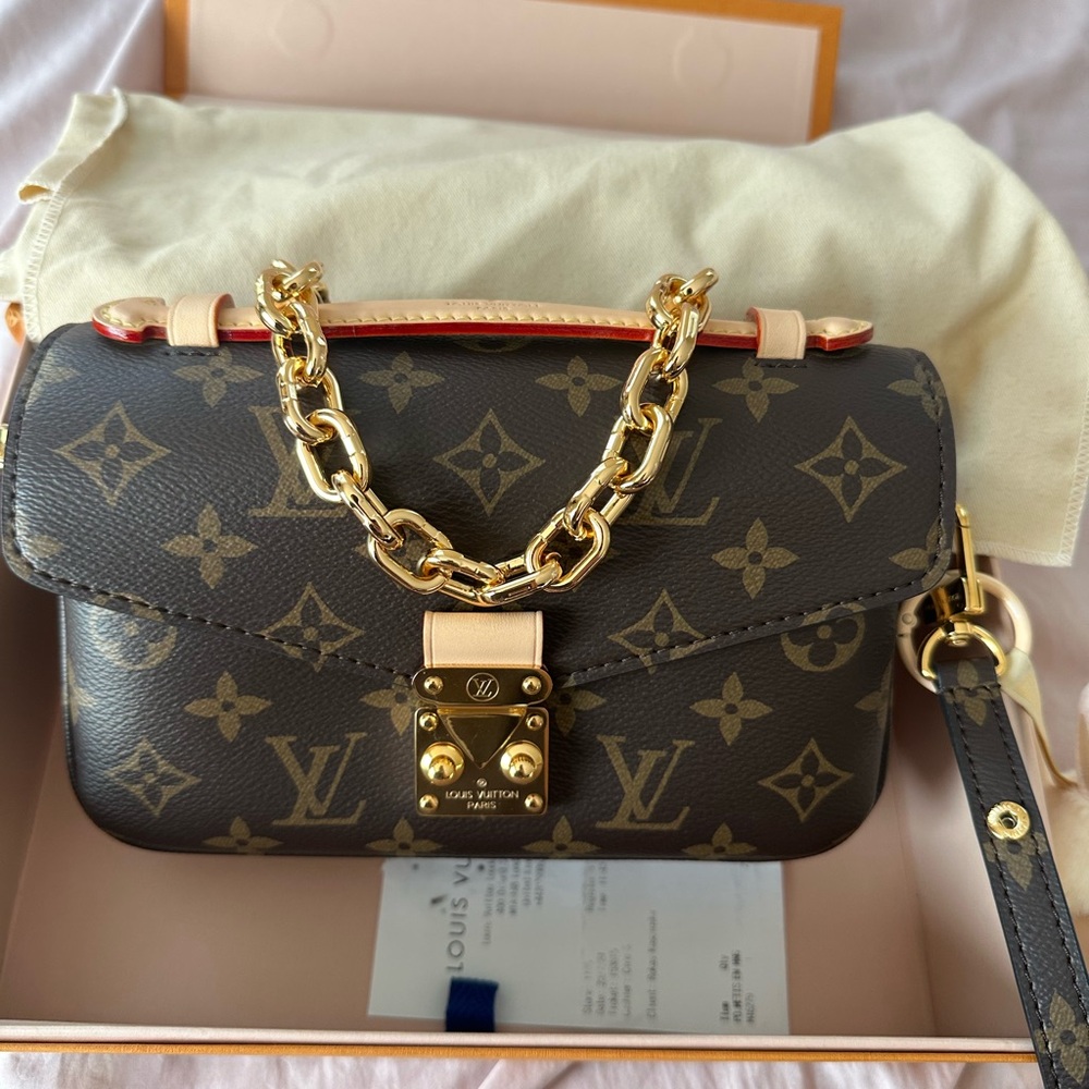Louis Vuitton east west Métis Brown Monogram Bag